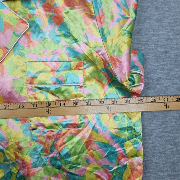 Show me your Mumu Women’s Size XL Twiggy Tulips Slumber Pajama set - Picture 3 of 11